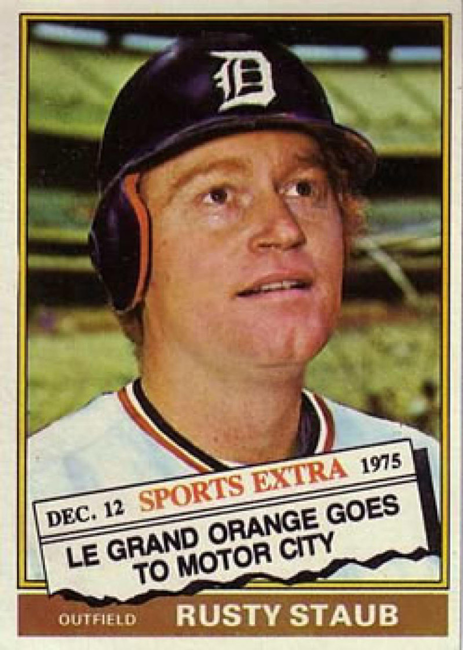 Sold at Auction: 25 Different 1976 Topps Baseball Cards w/ Rusty Staub +  More