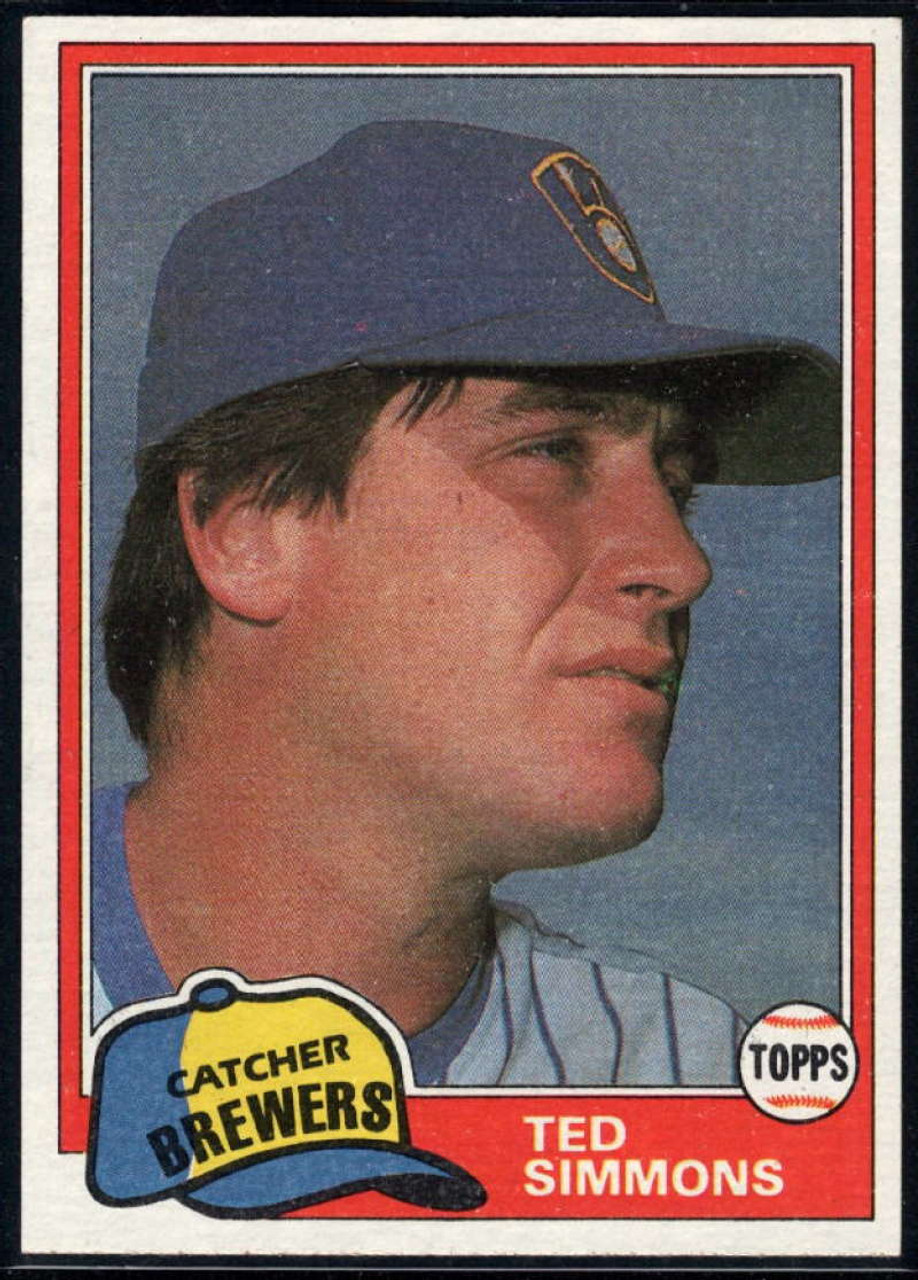 1981 Topps Traded #830 Ted Simmons NM-MT Milwaukee Brewers - Under