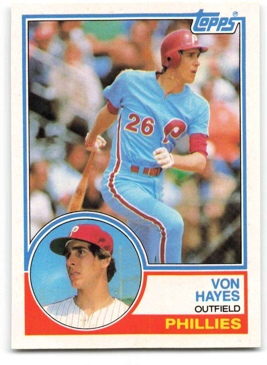 1983 Topps Traded Von Hayes Philadelphia Phillies #40T