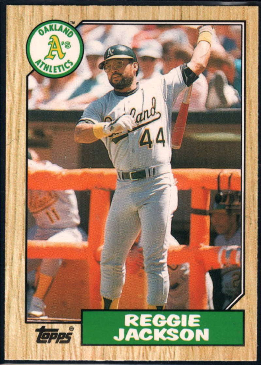  1987 Fleer Update #U-49 Reggie Jackson Oakland