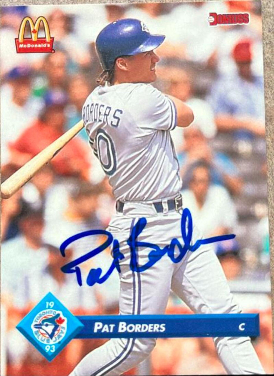 Pat Borders Toronto Blue Jays Autographed Signed World Series MVP