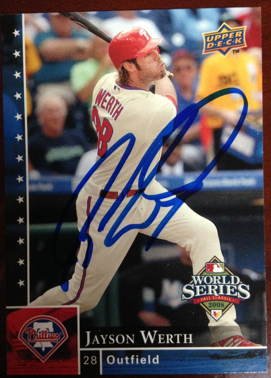 Jayson Werth Autograph Baseball Card