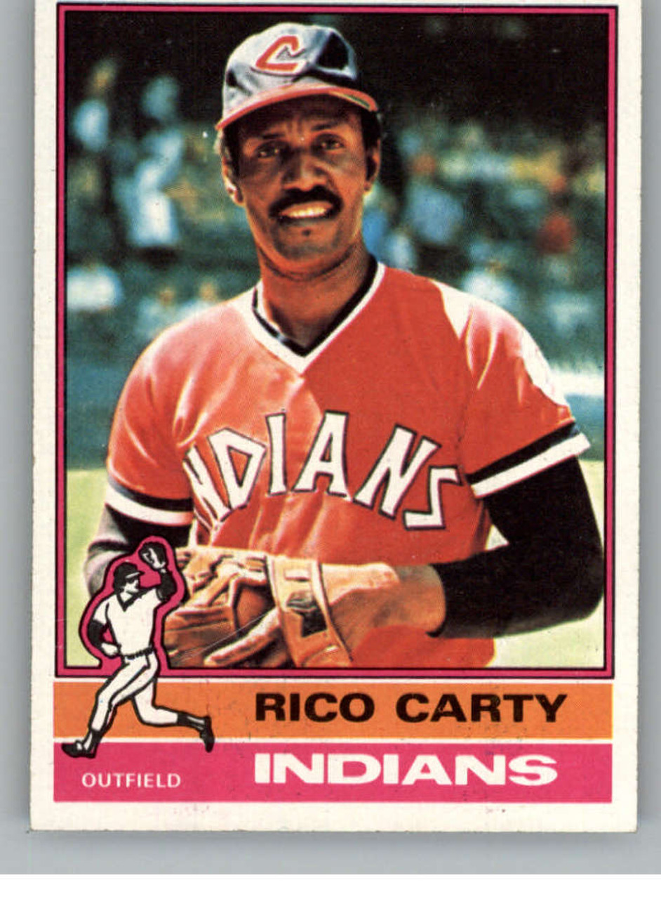 1976 Topps 156 Rico Carty VG Cleveland Indians Under the Radar