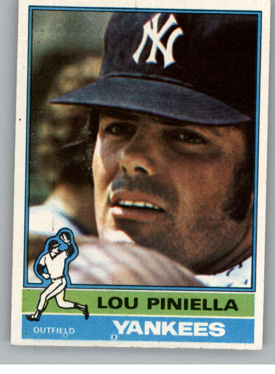 1980 Topps #225 Lou Piniella VG New York Yankees - Under the Radar Sports