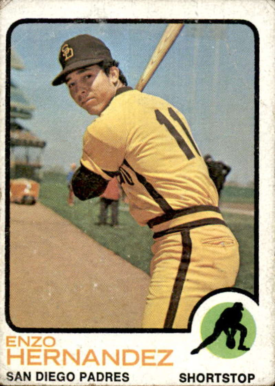 1972 TOPPS Baseball # 7 - Enzo Hernandez - San Diego Padres - SS