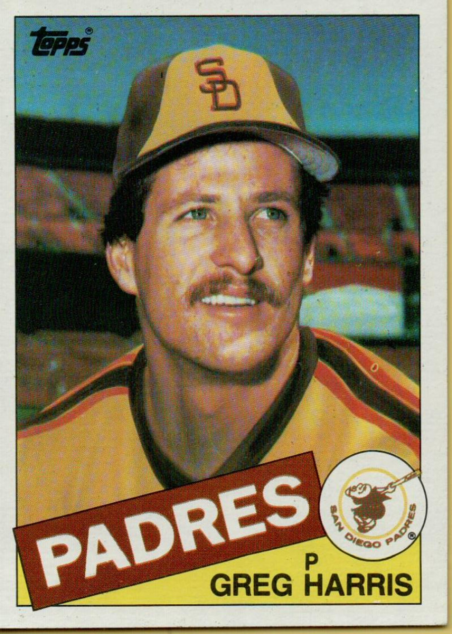1985 Topps #242 Greg Harris VG San Diego Padres - Under the Radar