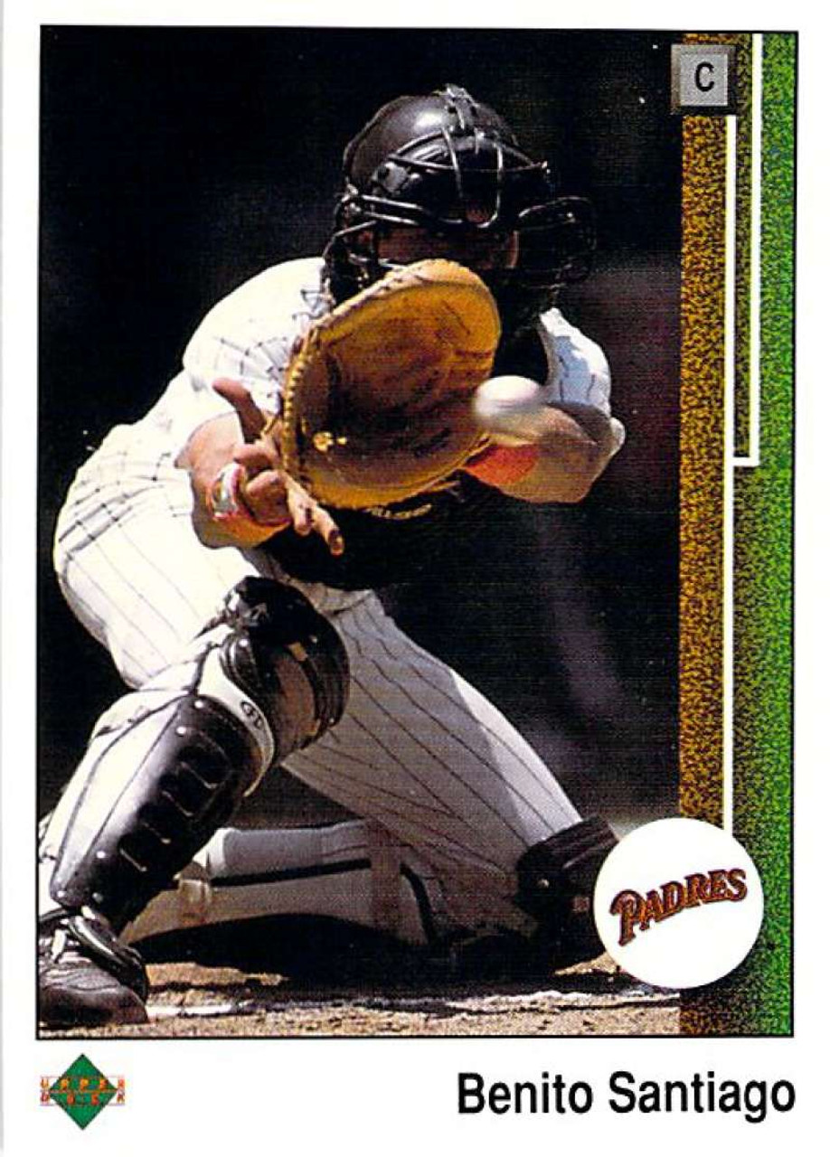 1989 Upper Deck #165 Benito Santiago VG San Diego Padres - Under the Radar  Sports