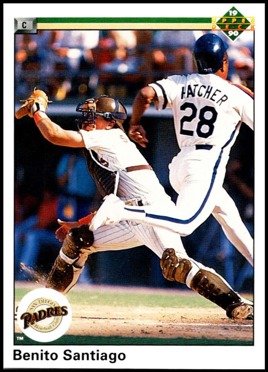 1990 Upper Deck #325 Benito Santiago UER VG San Diego Padres - Under the  Radar Sports