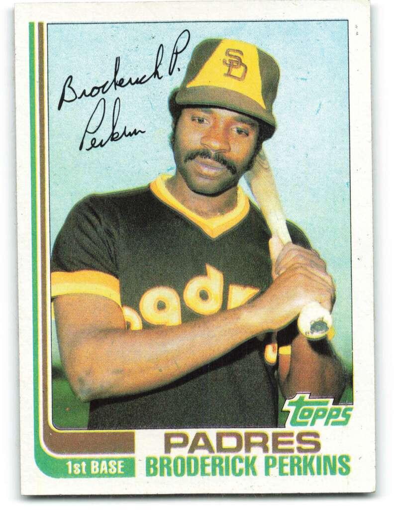 1982 Topps 192 Broderick Perkins VG San Diego Padres Under the Radar Sports