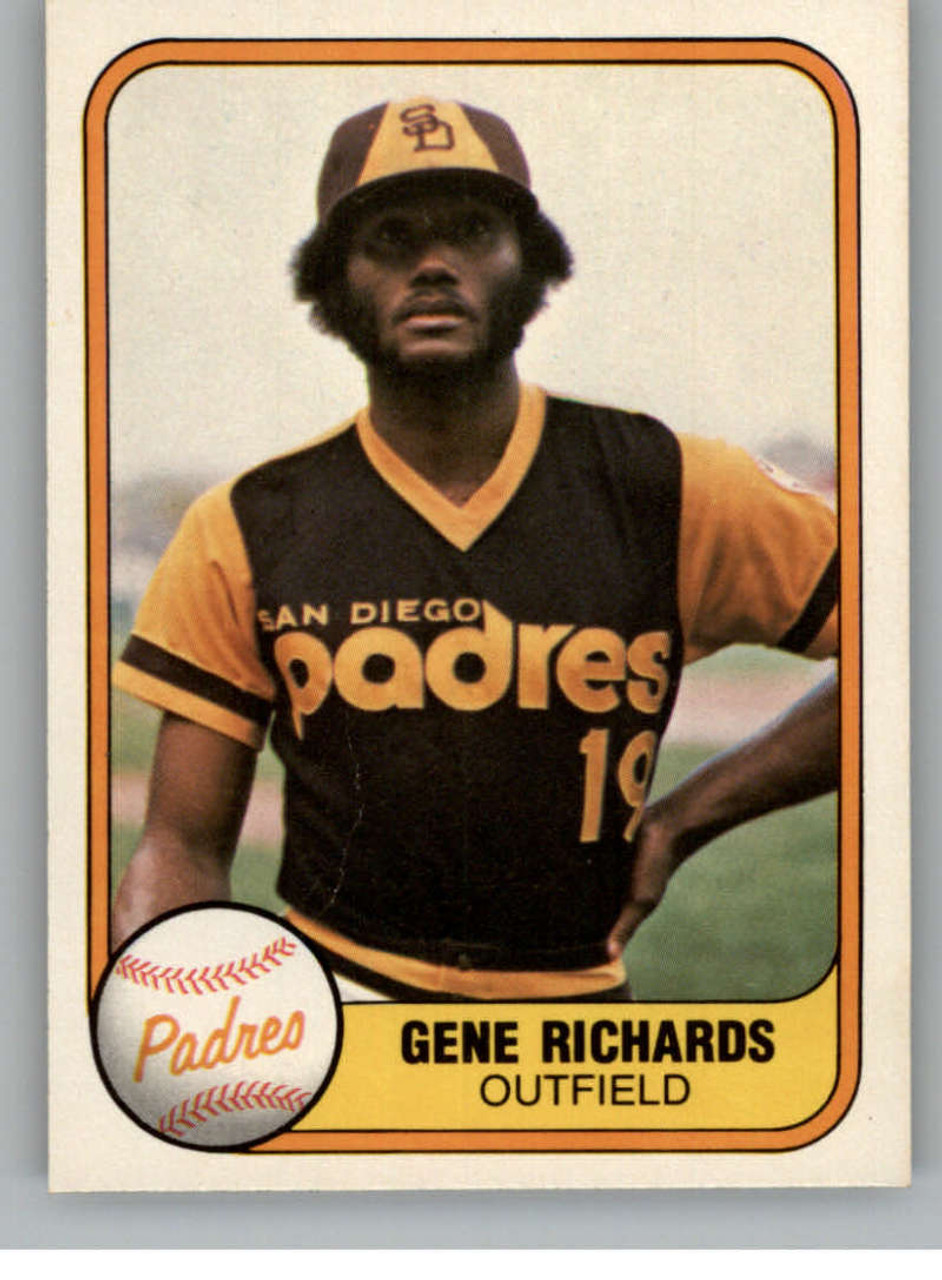 1981 Fleer #486 Gene Richards VG San Diego Padres - Under the Radar Sports