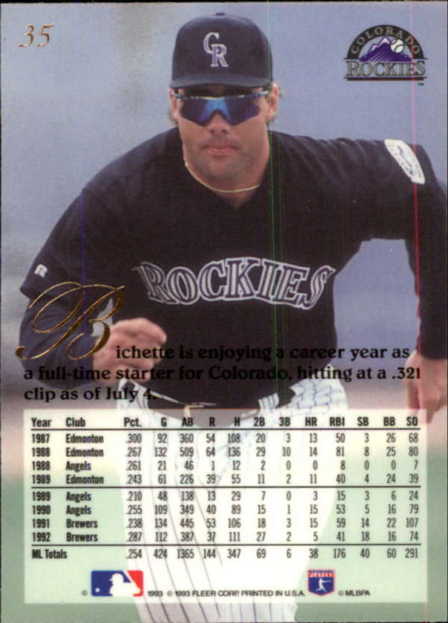 1993 Upper Deck #683 Dante Bichette VG Colorado Rockies - Under the Radar  Sports