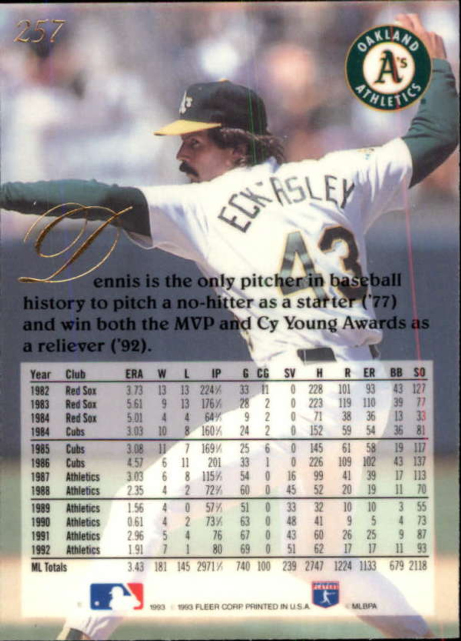 Dennis Eckersley 1988 Donruss #349 - Oakland Athletics at 's