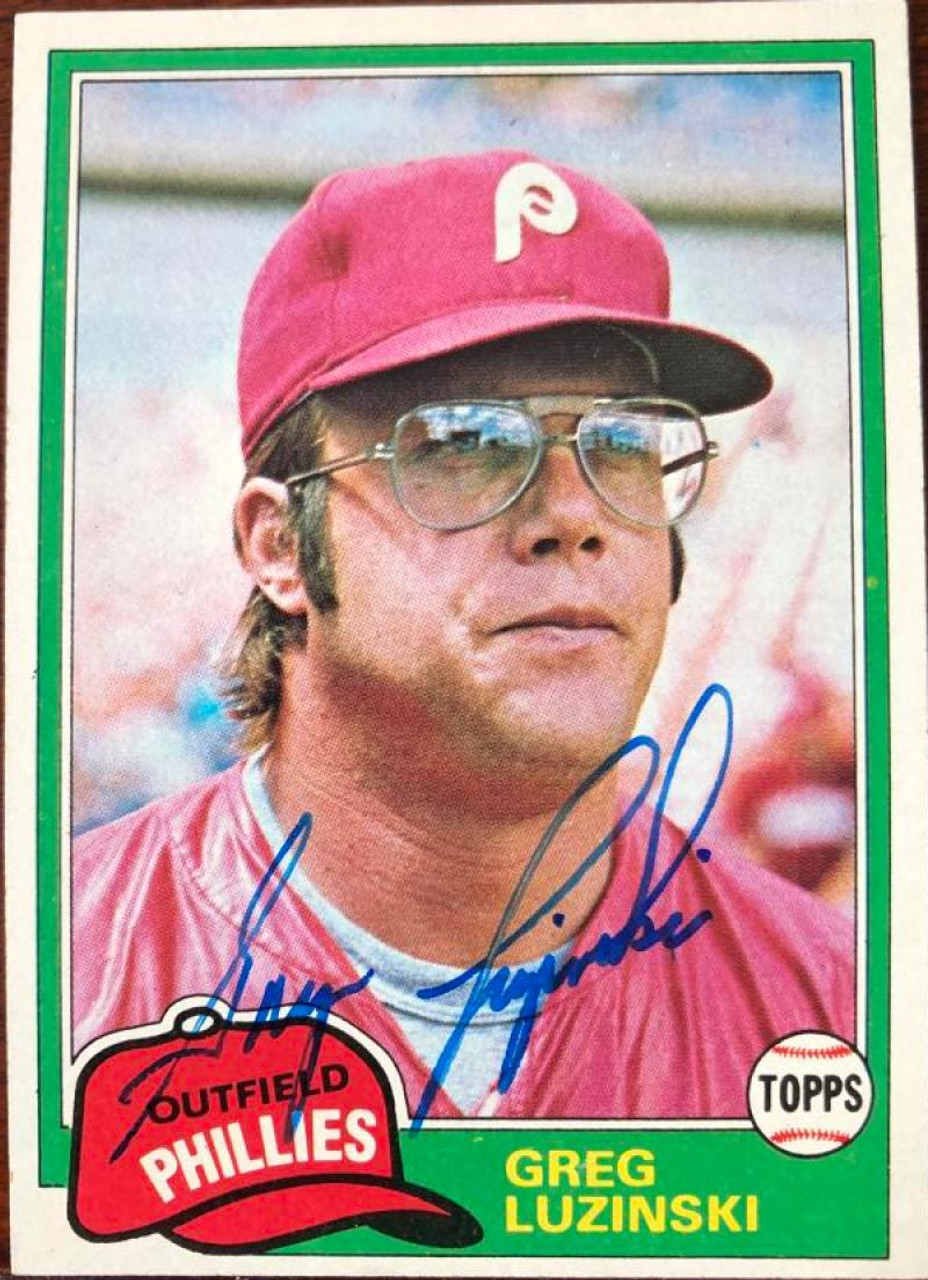 Greg Luzinski Autographed 1981 Topps #270 - Under the Radar Sports