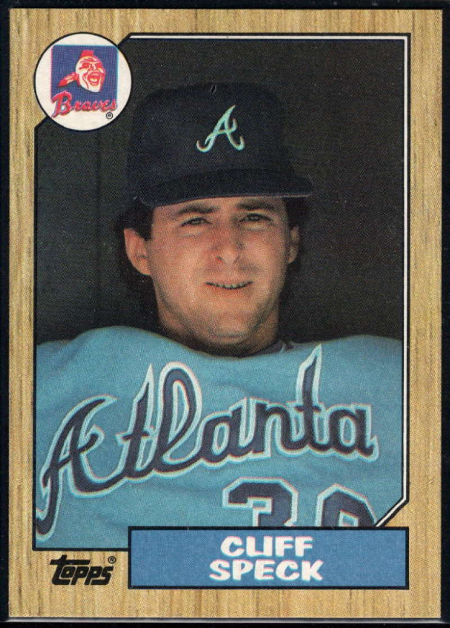 1987 Topps Chuck Tanner Atlanta Braves #593