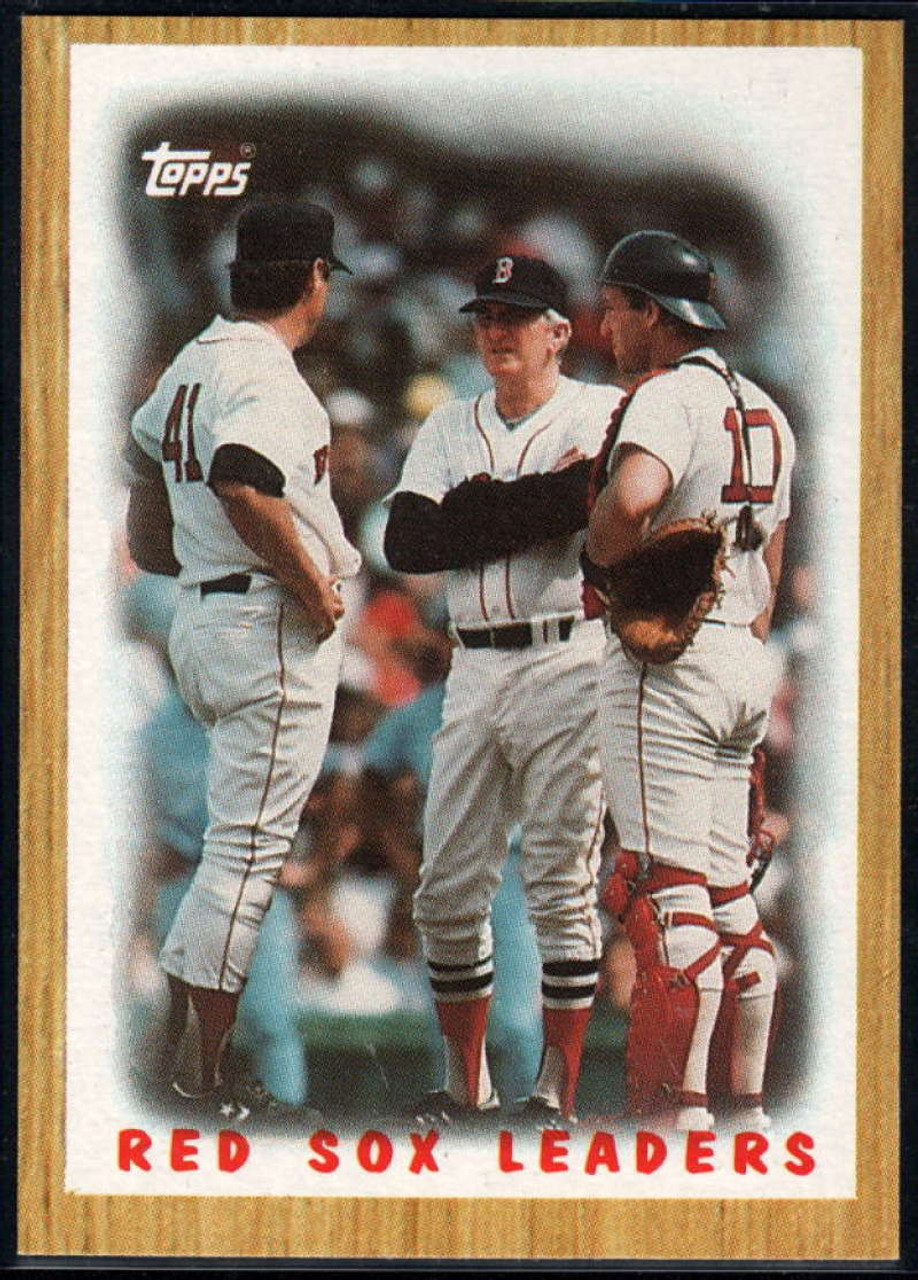 1987 Topps #306 Tom Seaver Red Sox Leaders NM-MT Boston Red Sox