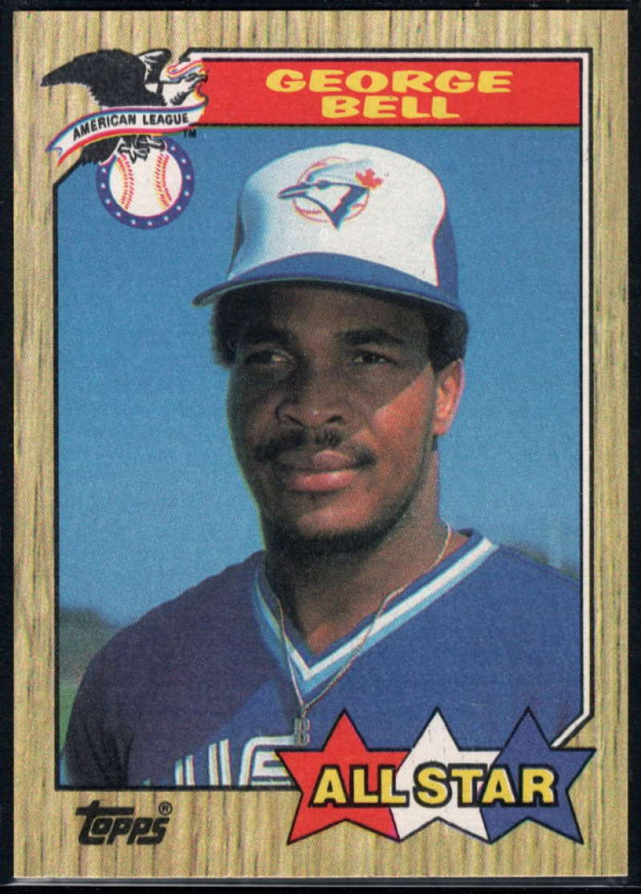 1987 Topps George Bell 681 Toronto Blue Jays Baseball Card