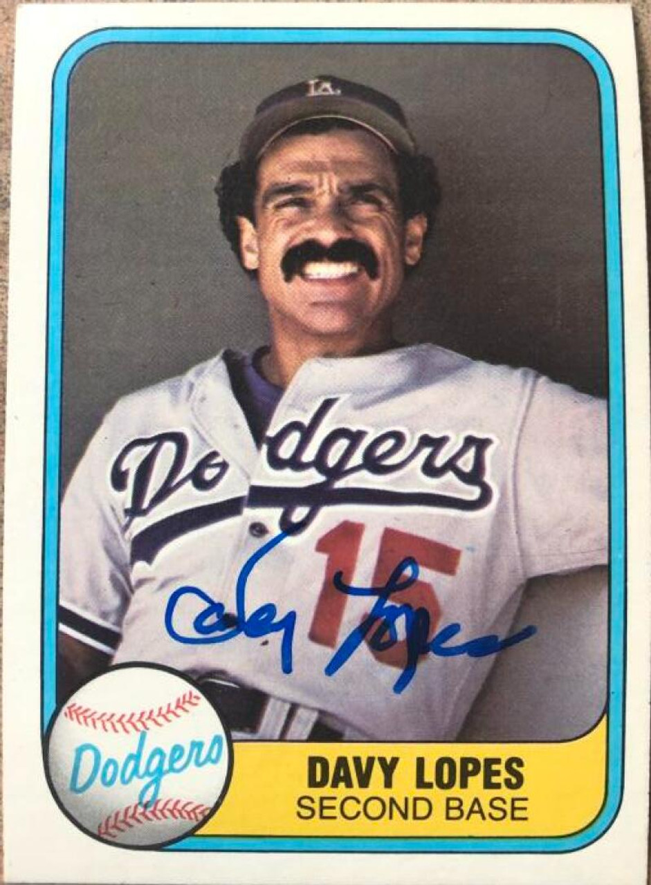 Topps Davey Lopes Baseball Trading Cards