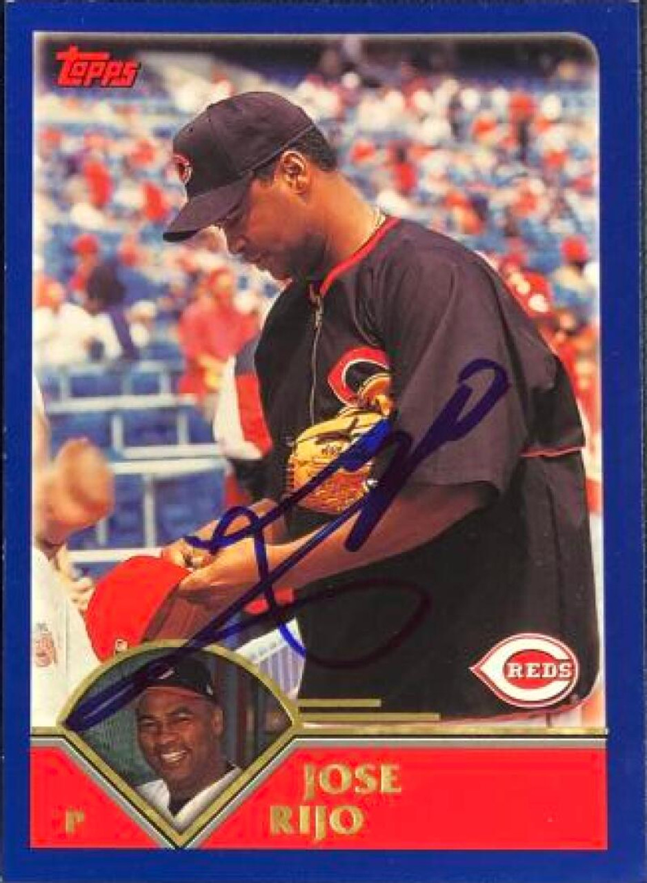 2003 Topps #99 Jose Rijo VG Cincinnati Reds - Under the Radar Sports