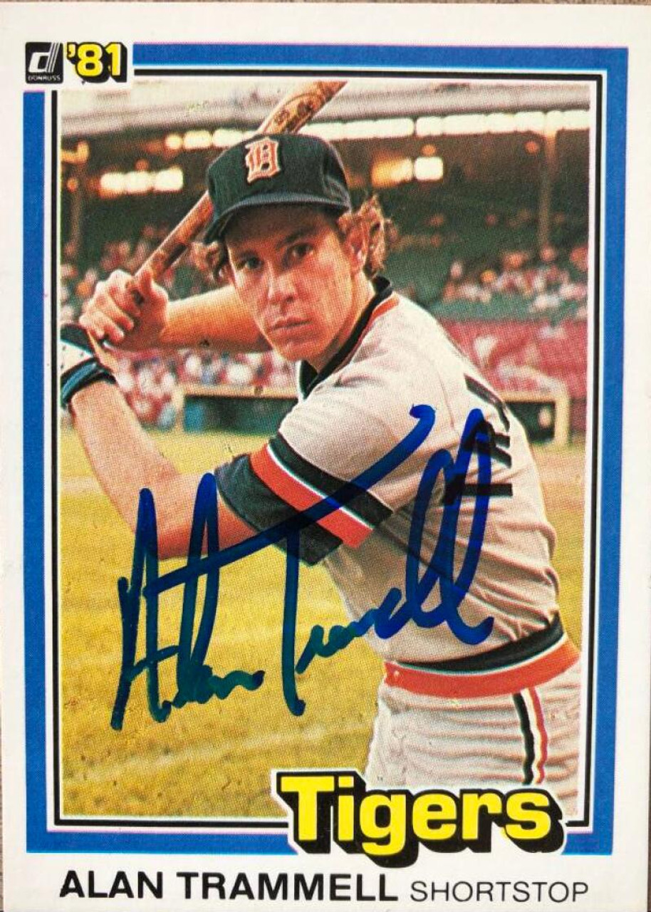 Alan Trammell Autographed 1981 Donruss #5 - Under the Radar Sports