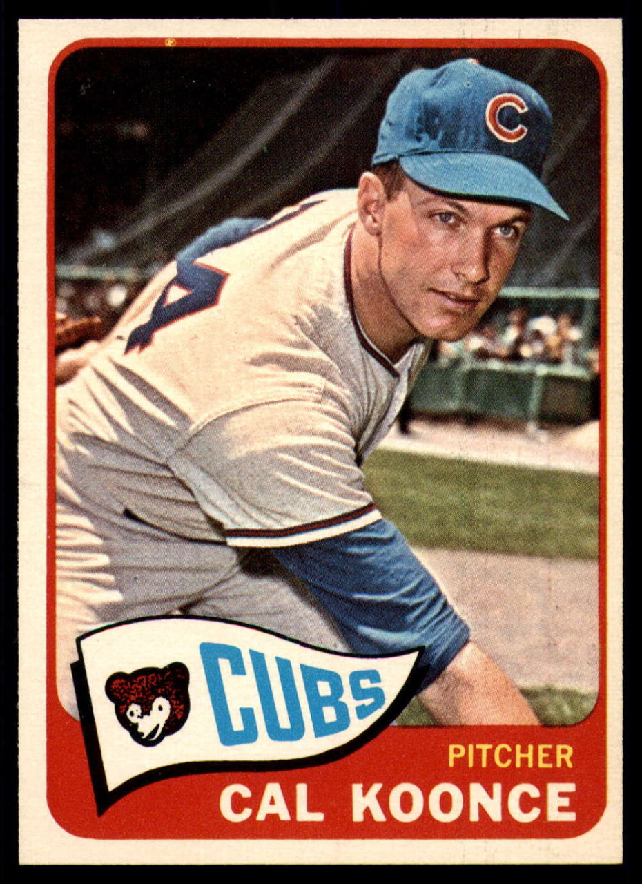 1965 Topps #34 Cal Koonce VG Chicago Cubs - Under the Radar Sports