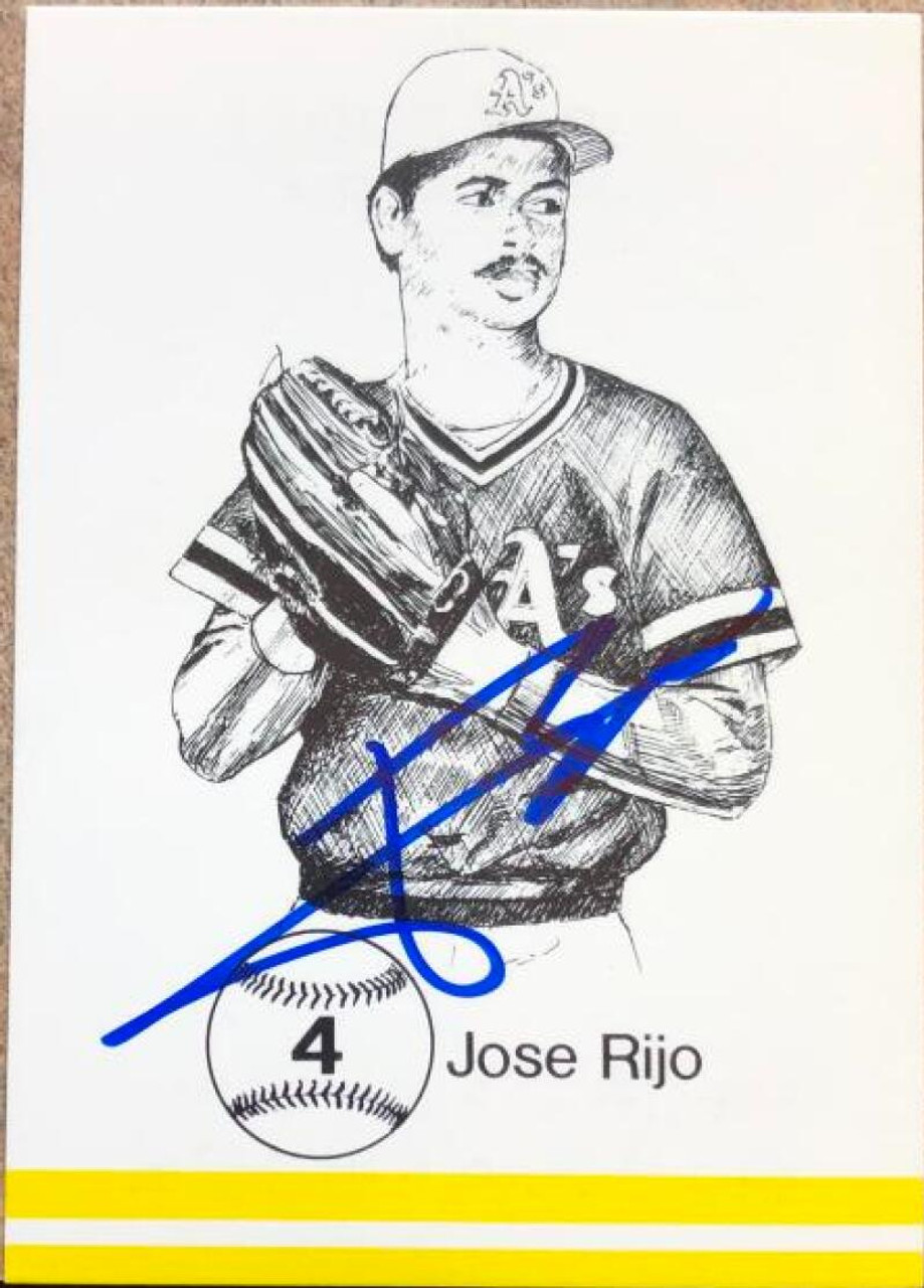 Jose Rijo - Athletics #536 Topps 1986 Baseball Trading Card