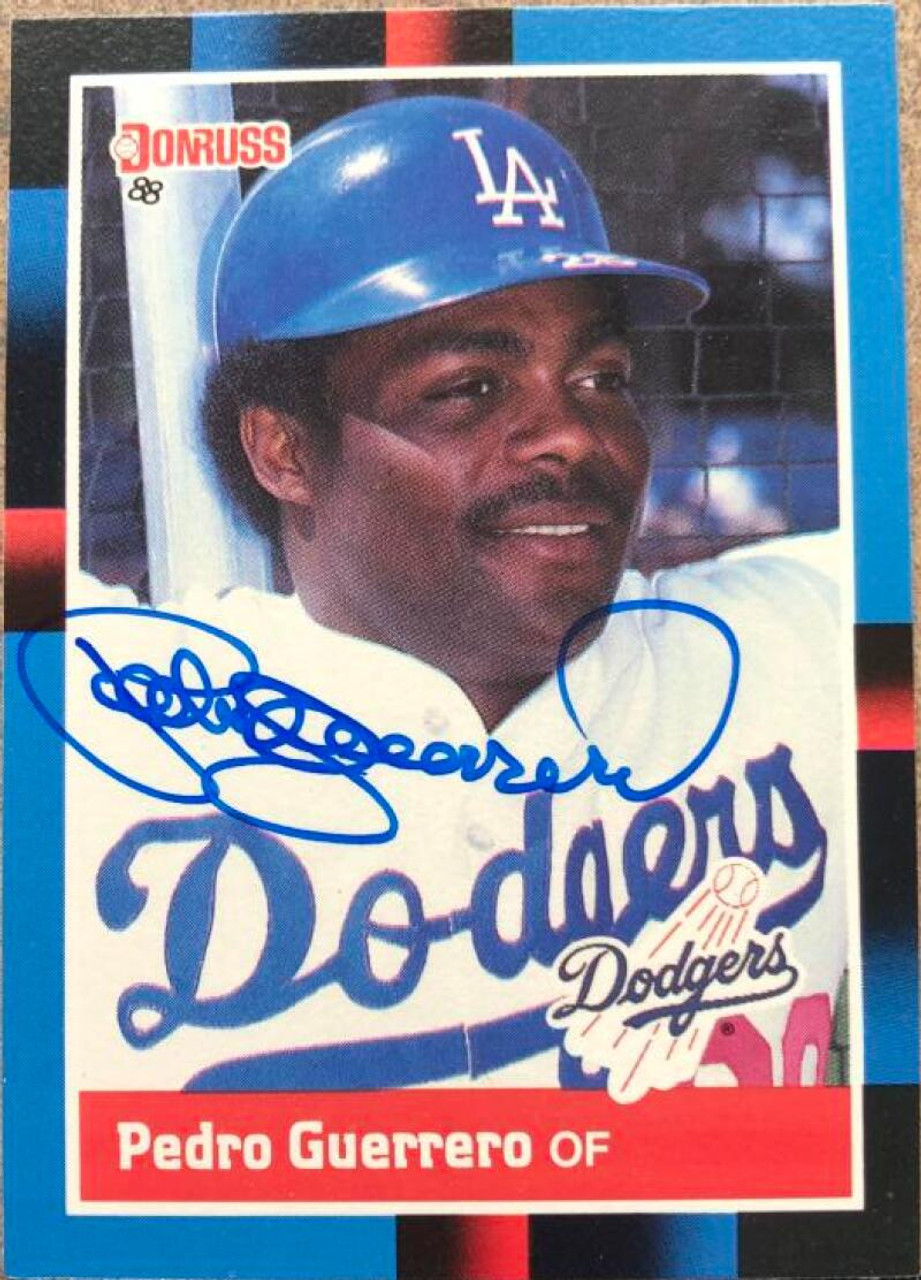 1988 Pedro Guerrero Donruss Baseball Card #278