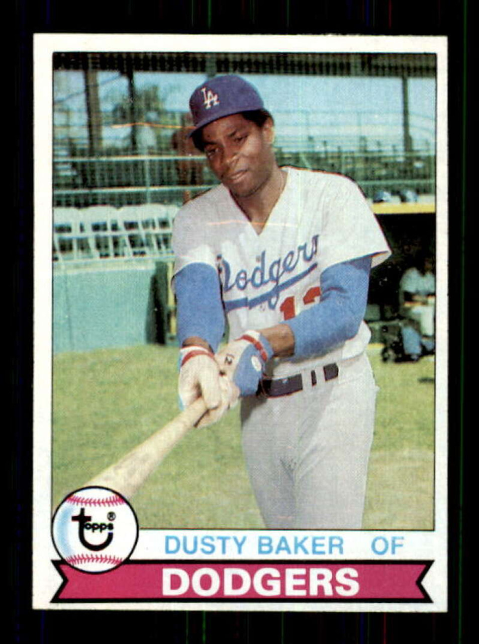 Dusty Baker Athletics Dodgers Braves Autographed 1987 Topps #565 Signed  Card 17C
