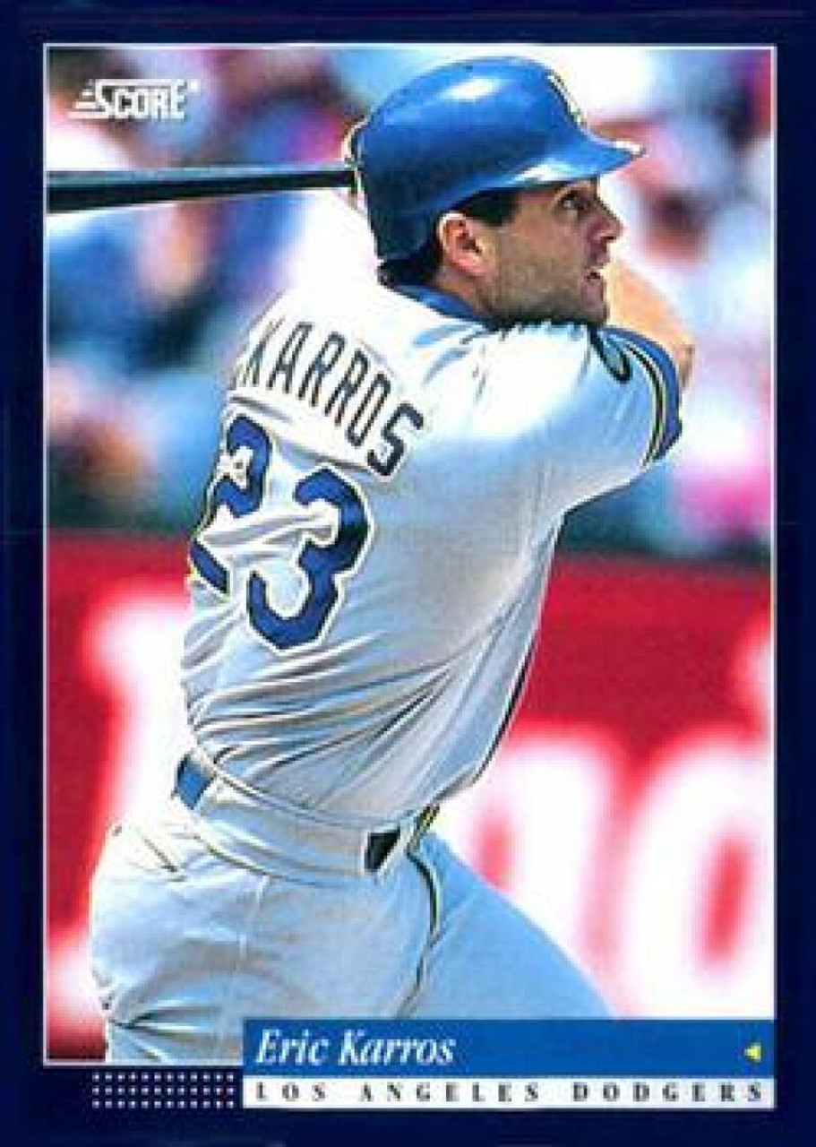  ERIC KARROS LOS ANGELES DODGERS SIGNED AUTOGRAPHED