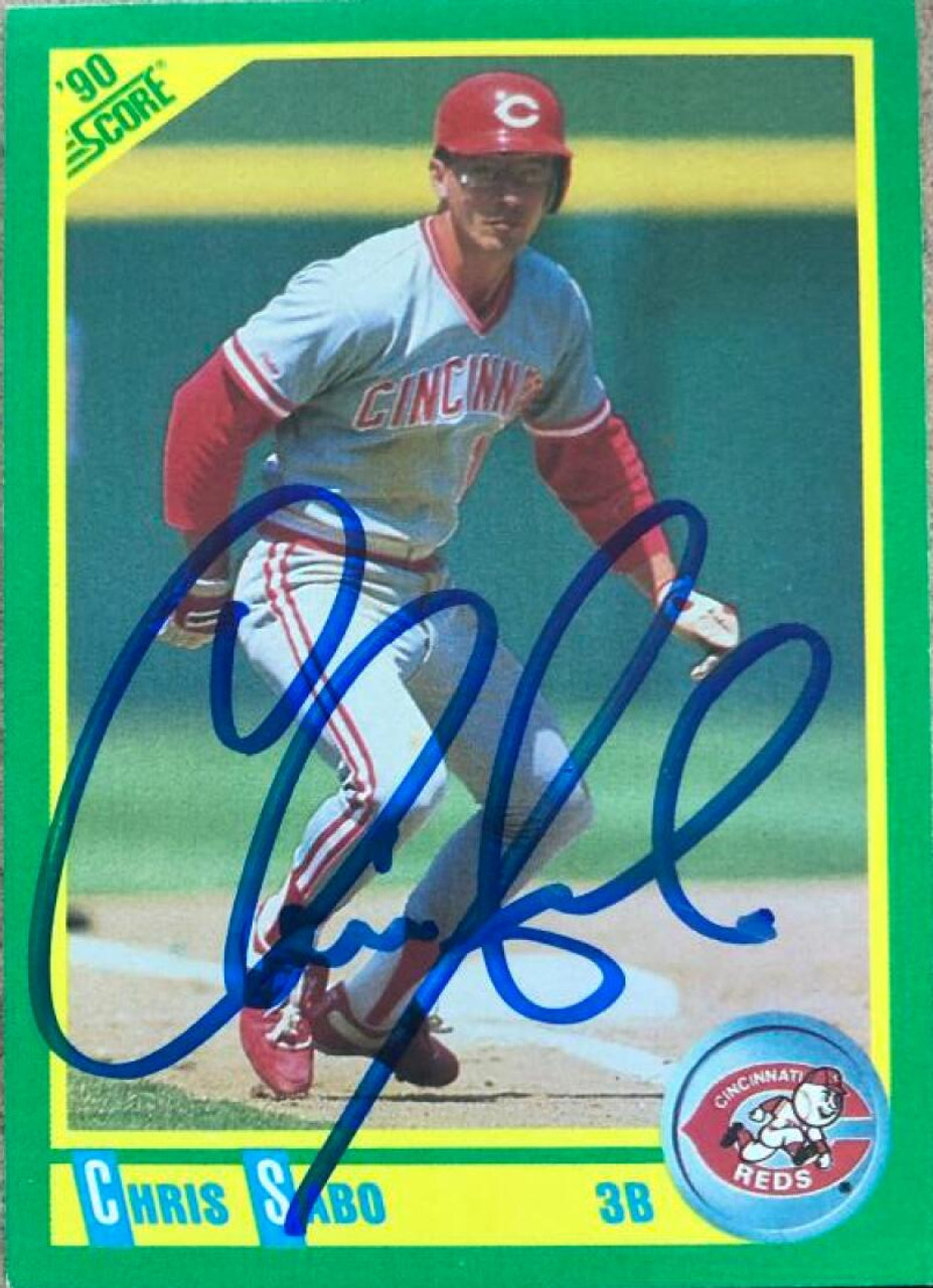  1990 Score #70 Chris Sabo Cincinnati Reds Baseball