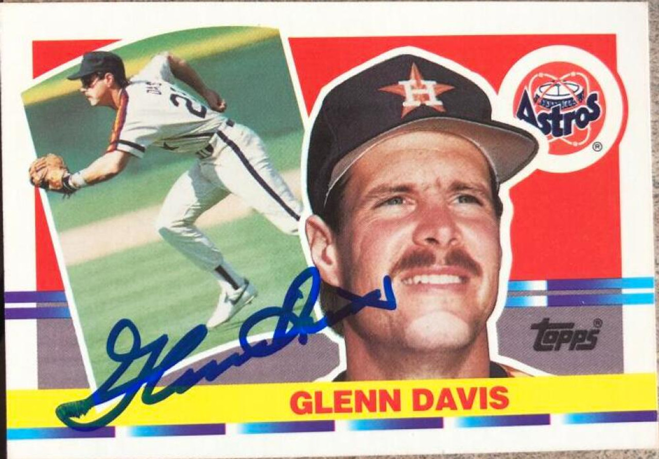 Glenn Davis autographed Baseball Card (Houston Astros) 1990