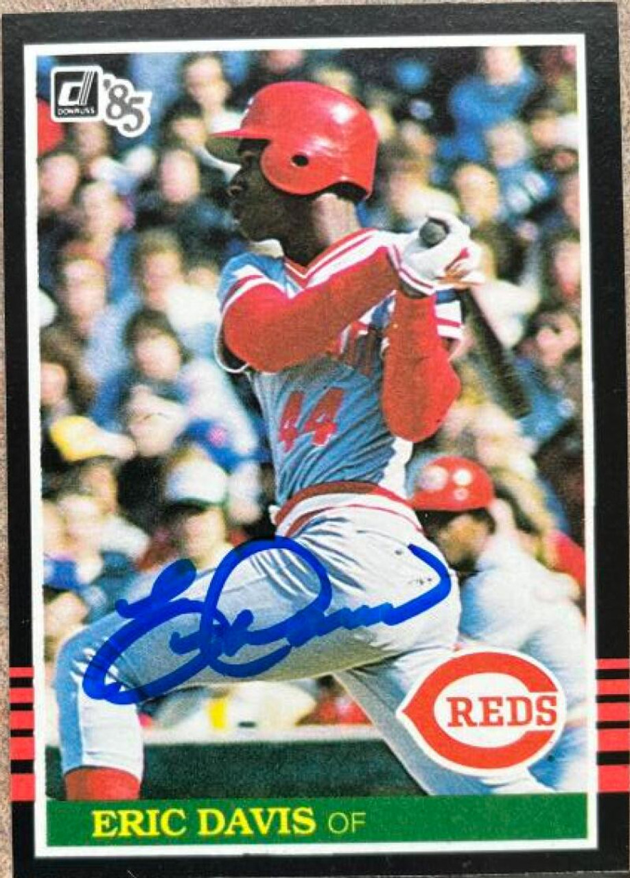 Eric Davis Autographed 1985 Cincinnati Reds Yearbook Cards #NNO - Under the  Radar Sports