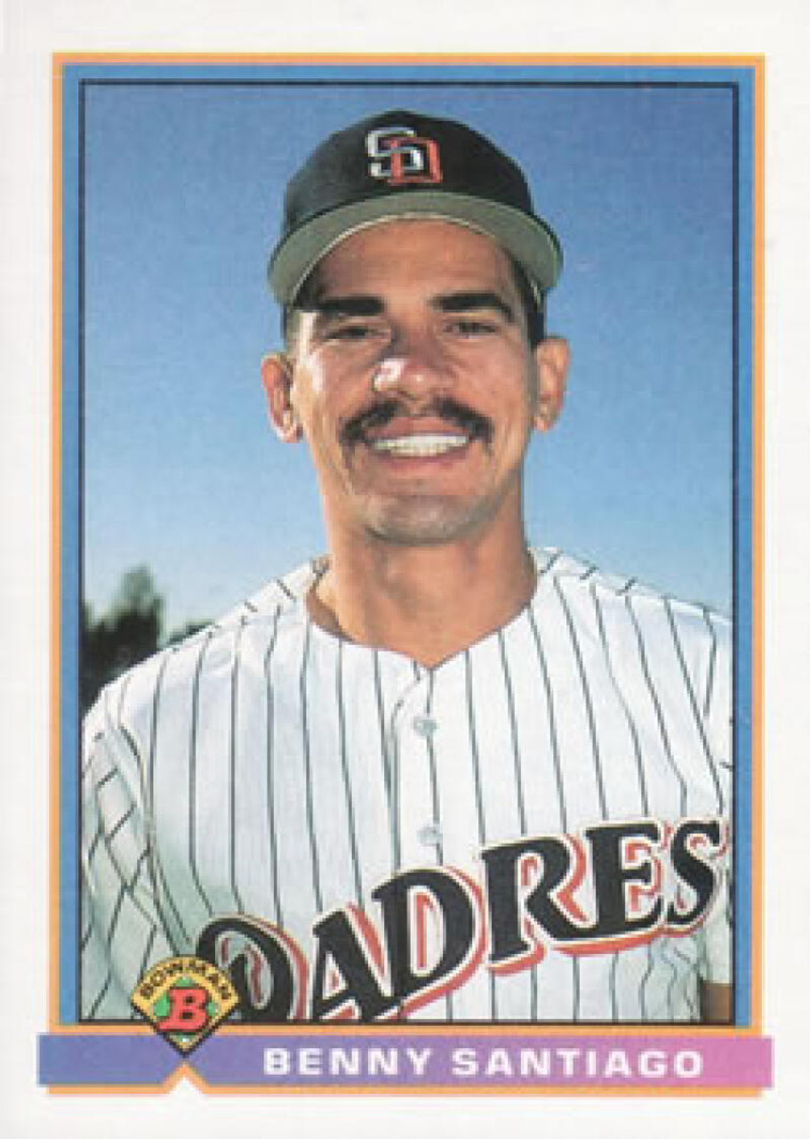 1991 Bowman #656 Benito Santiago VG San Diego Padres - Under the