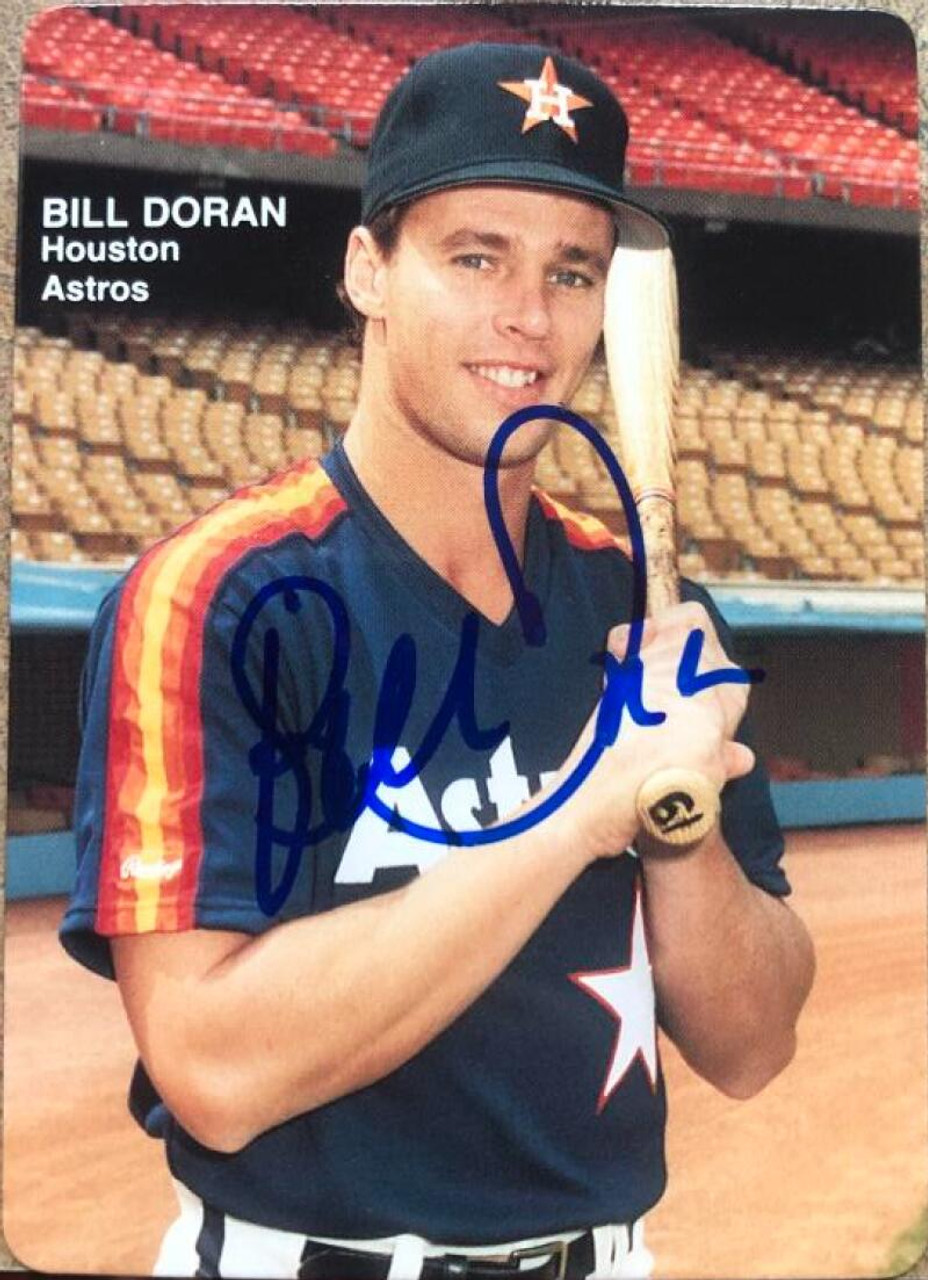 Bill Doran Autographed 1987 Houston Astros Mother's Cookies #4
