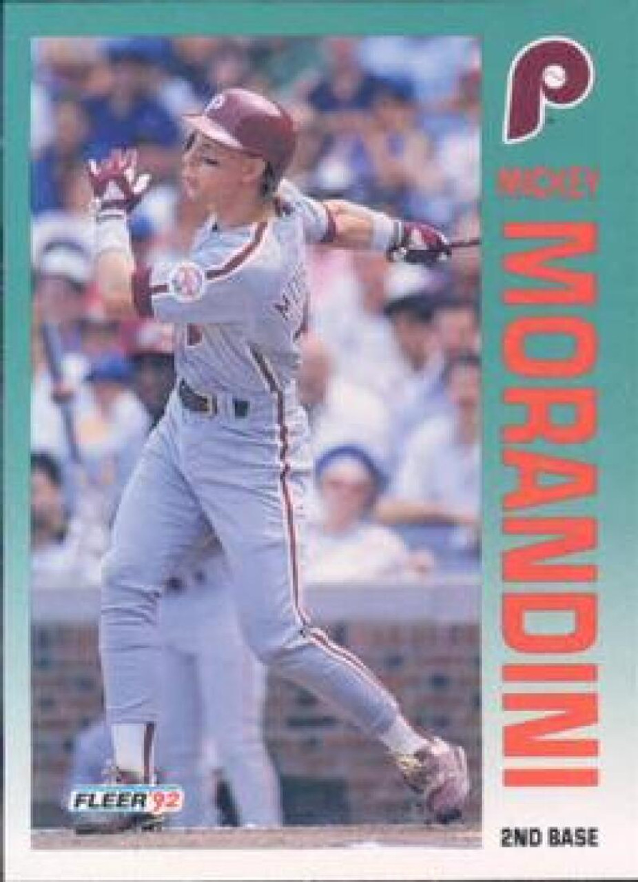 Mickey Morandini Autographed Signed 1992 Score Baseball Card