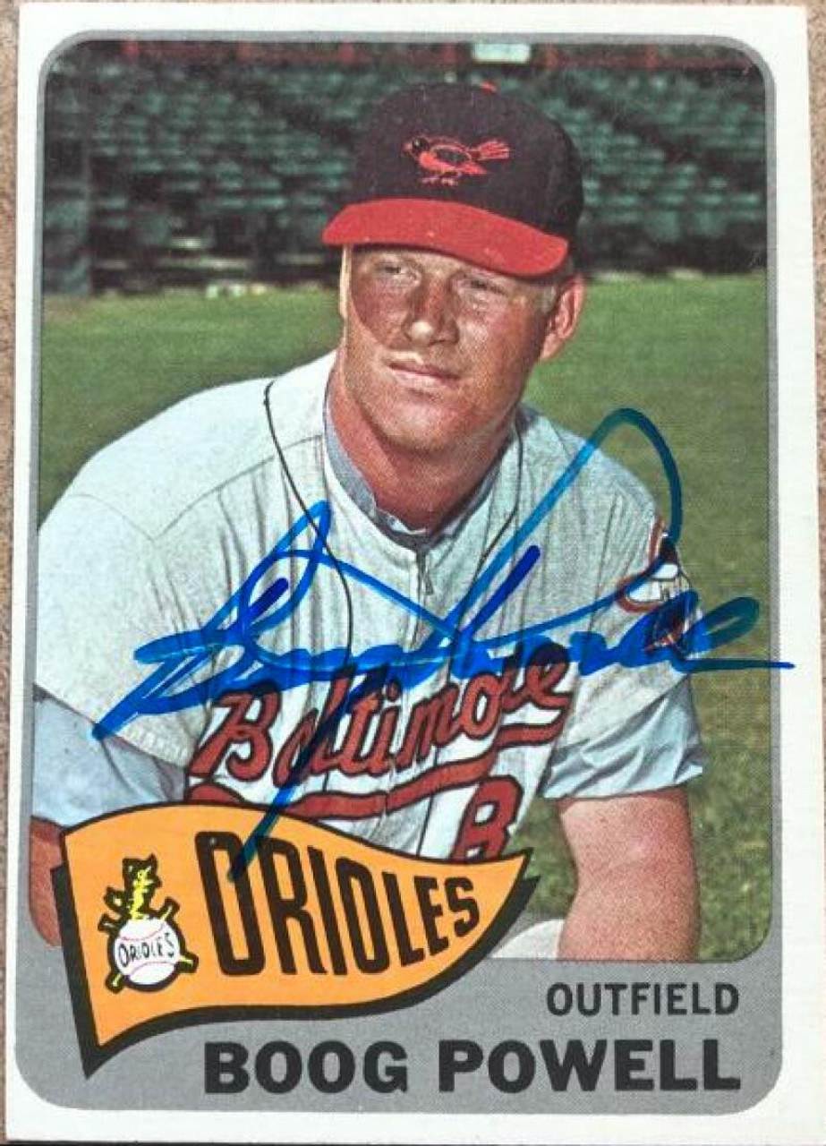 Boog Powell Autographed 1965 Topps #560
