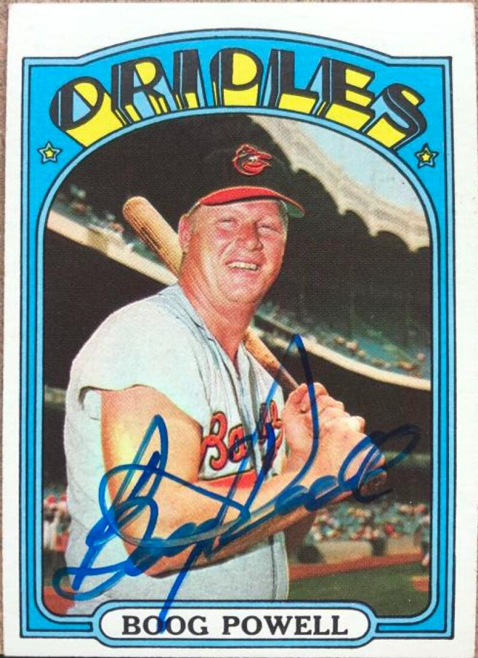 Boog Powell Signed 1962 Topps Baseball Card - Baltimore Orioles