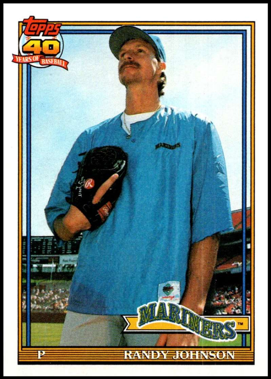 Randy Johnson 1991 Score Trading Card Mariners Baseball Card 