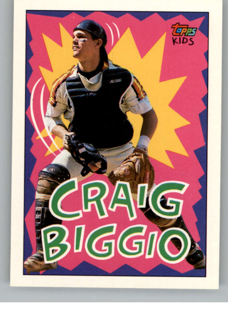 1992 Topps Kids #43 Craig Biggio NM-MT Houston Astros - Under the Radar  Sports