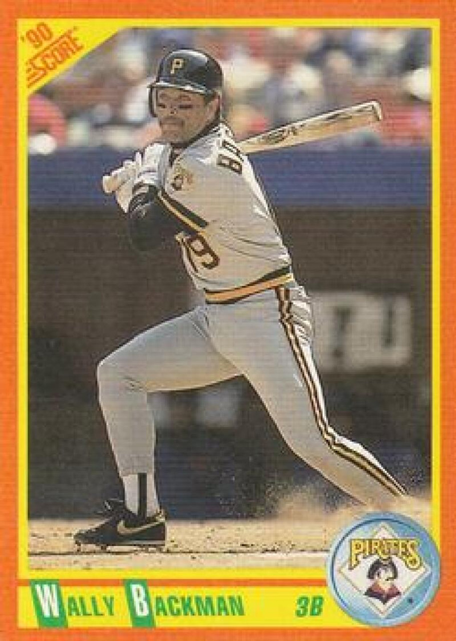 WALLY BACKMAN PITTSBURGH PIRATES #37T - SCORE TRADED NM-MT 1990