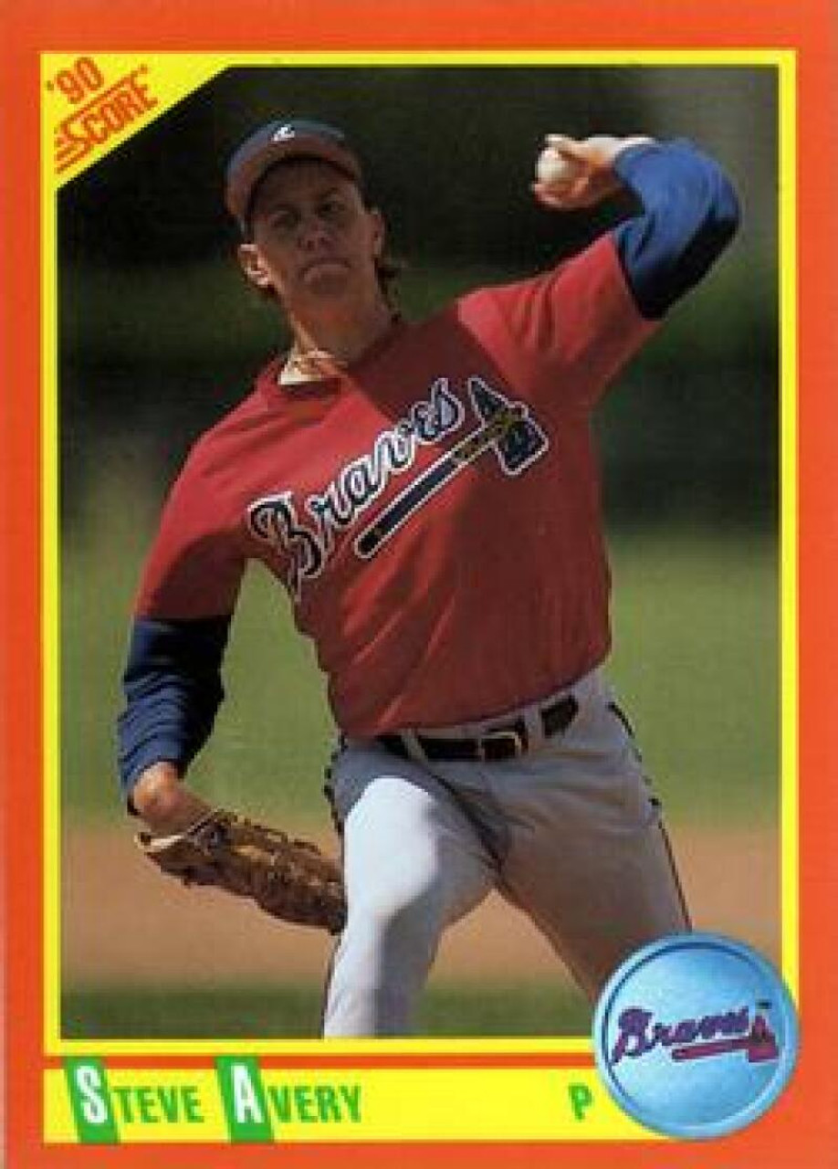 Steve Avery Braves Pitcher #4T Topps 1990 Baseball Card