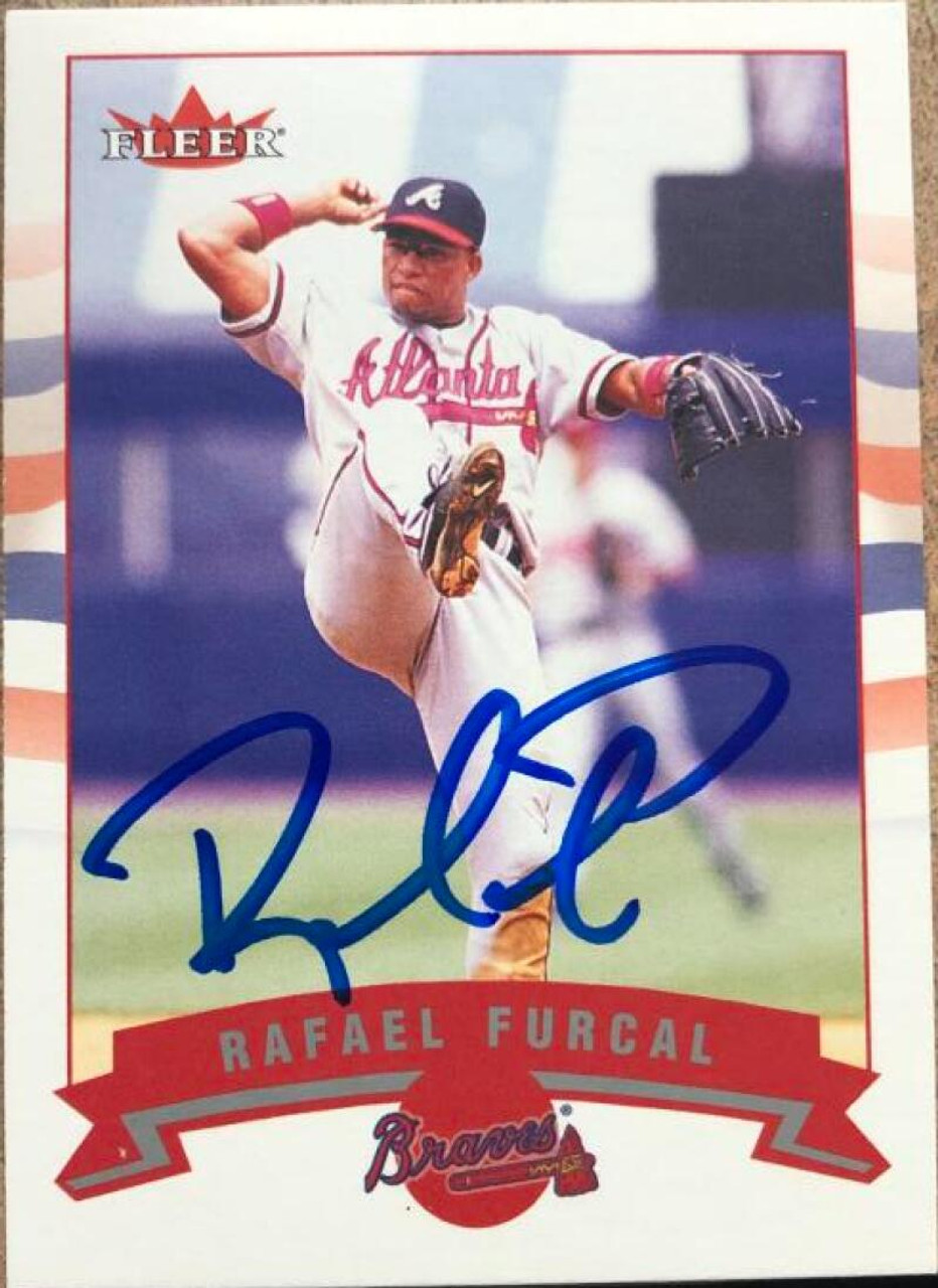Rafael Furcal Autographed Signed Atlanta Braves Jersey Number 1