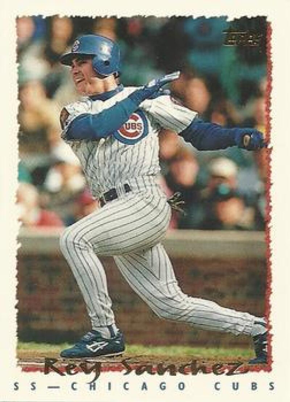 1995 Topps #57 Rey Sanchez VG Chicago Cubs