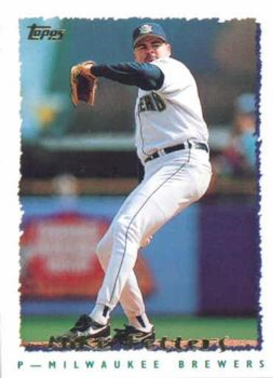 1996 Topps #142 Mike Fetters VG Milwaukee Brewers - Under the