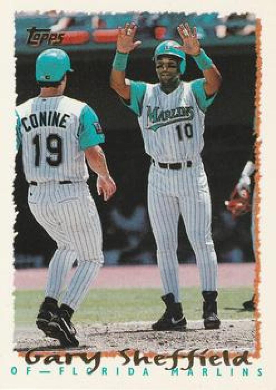 1995 Topps #440 Gary Sheffield VG Florida Marlins - Under the Radar Sports