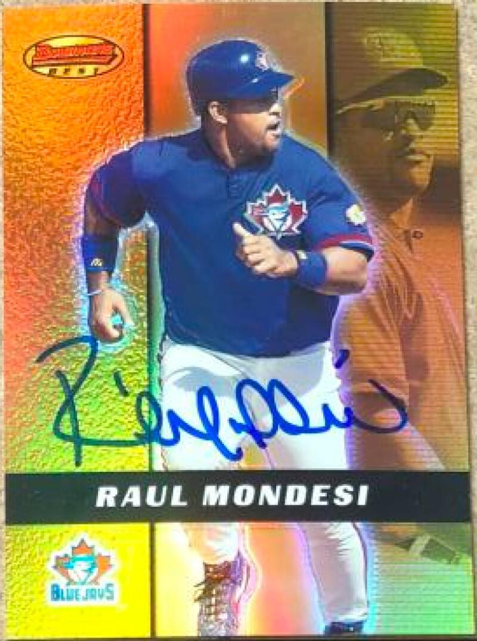 Raul Mondesi Autographed Memorabilia