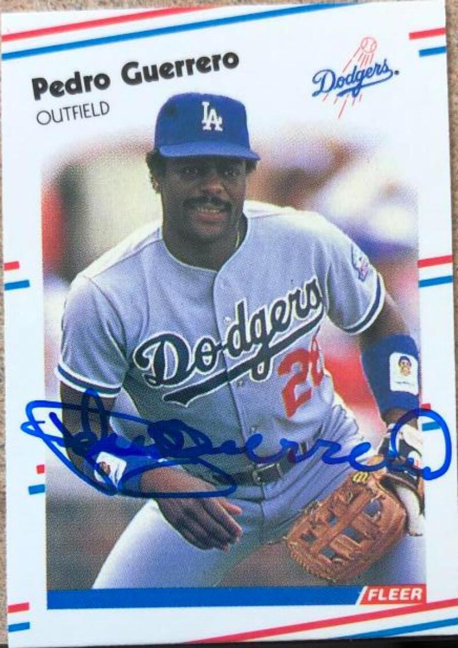 1988 Pedro Guerrero Donruss Baseball Card #278