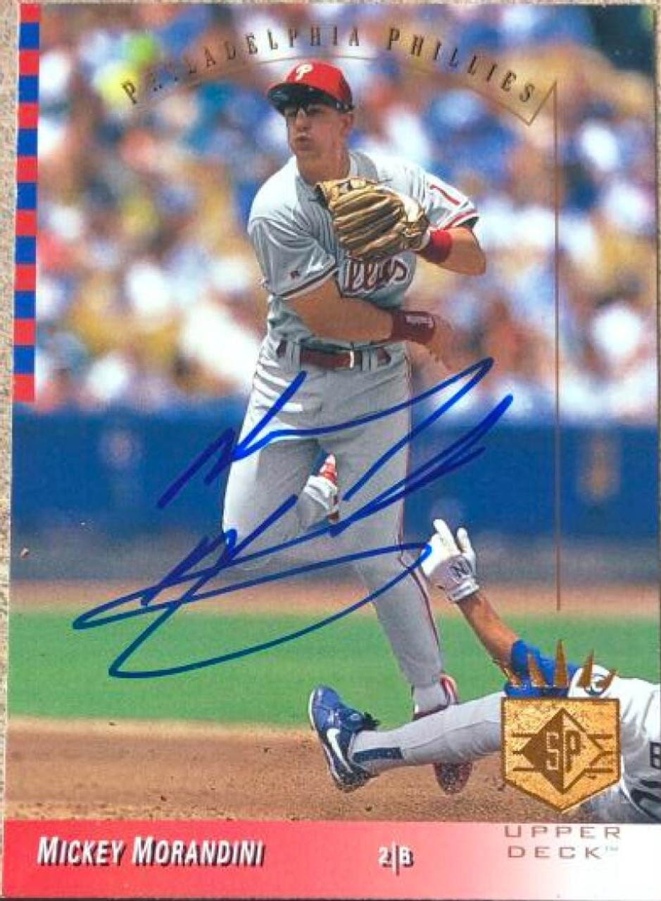 Mickey Morandini Autographed 1993 Fleer #105