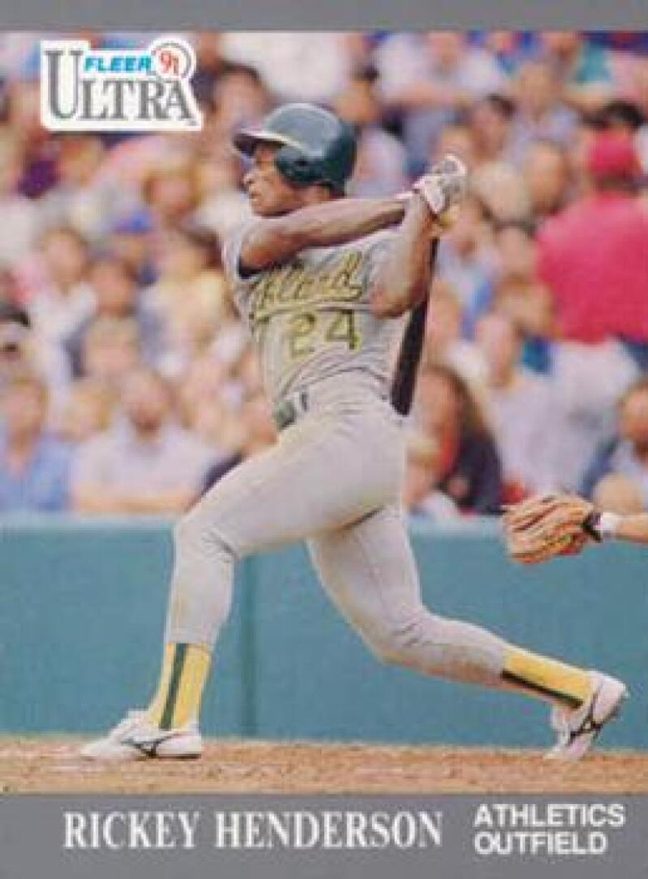 Rickey Henderson Baseball Jersey Oakland 1991