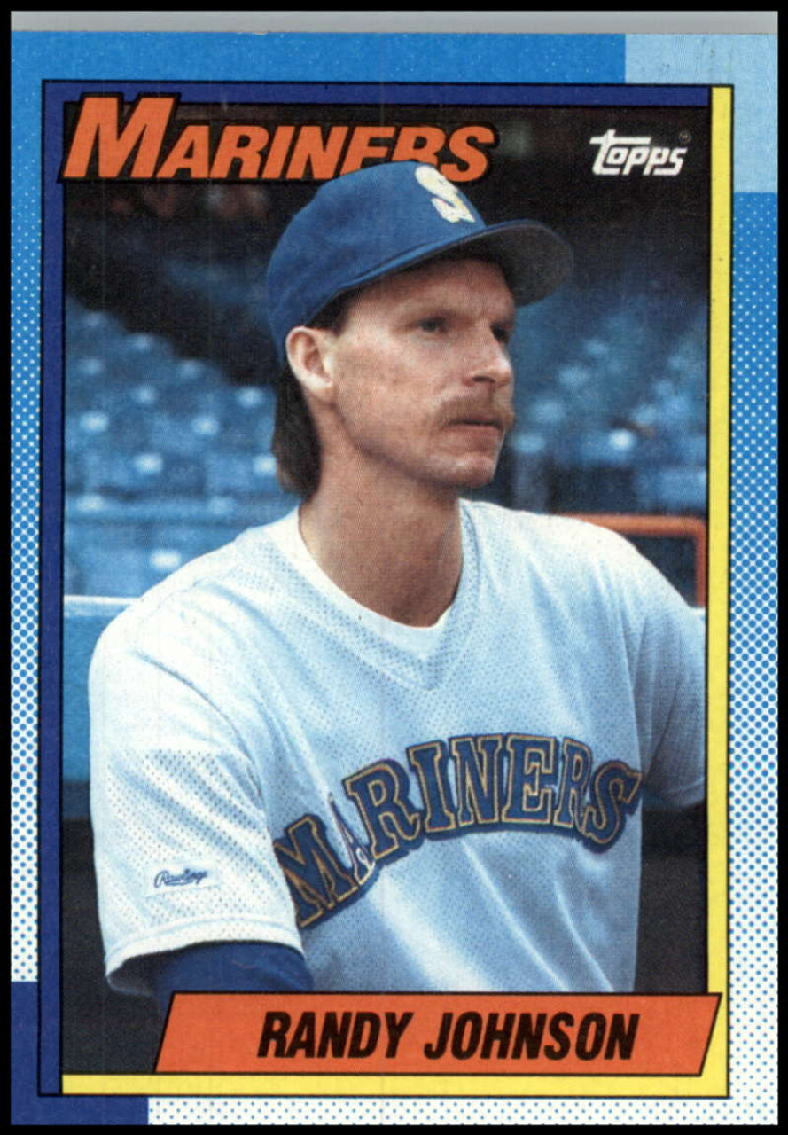 1990 Topps #431 Randy Johnson VG Seattle Mariners - Under the
