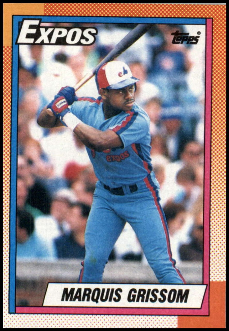 Marquis Grissom autographed Baseball Card (Montreal Expos) 1990 Topps #714